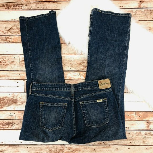 Levi's Stretch Low Rise Boot Cut Jeans Sz 12 Short - Picture 4 of 4